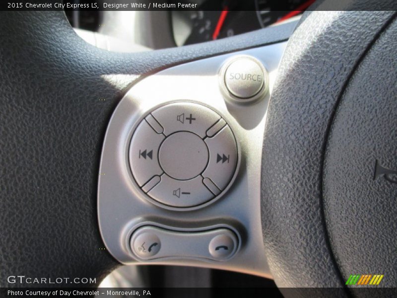 Designer White / Medium Pewter 2015 Chevrolet City Express LS