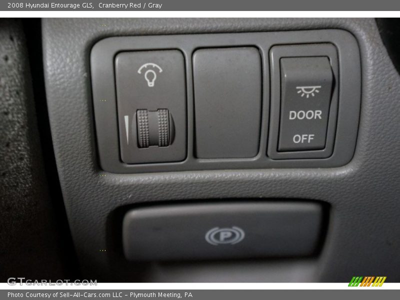 Cranberry Red / Gray 2008 Hyundai Entourage GLS