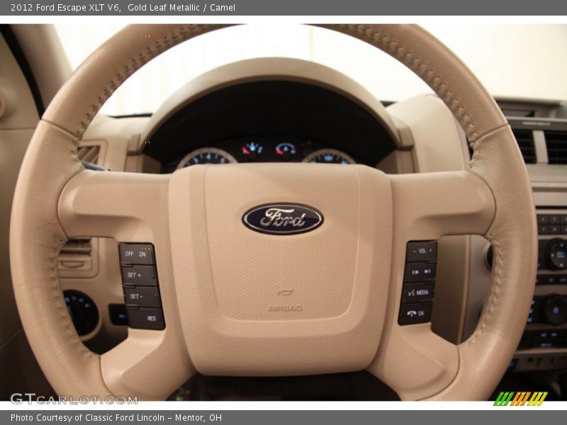 Gold Leaf Metallic / Camel 2012 Ford Escape XLT V6