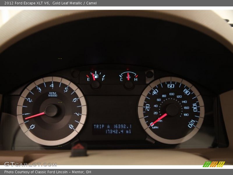 Gold Leaf Metallic / Camel 2012 Ford Escape XLT V6