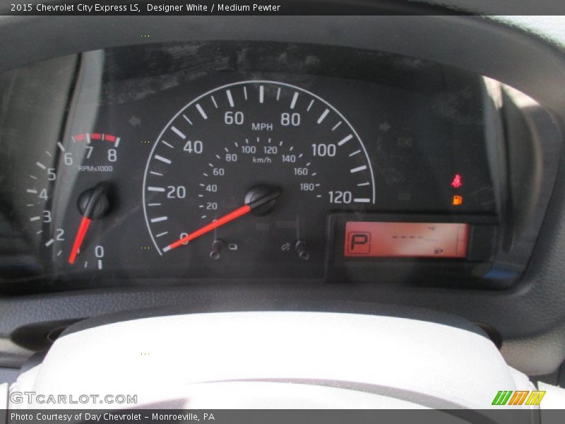Designer White / Medium Pewter 2015 Chevrolet City Express LS
