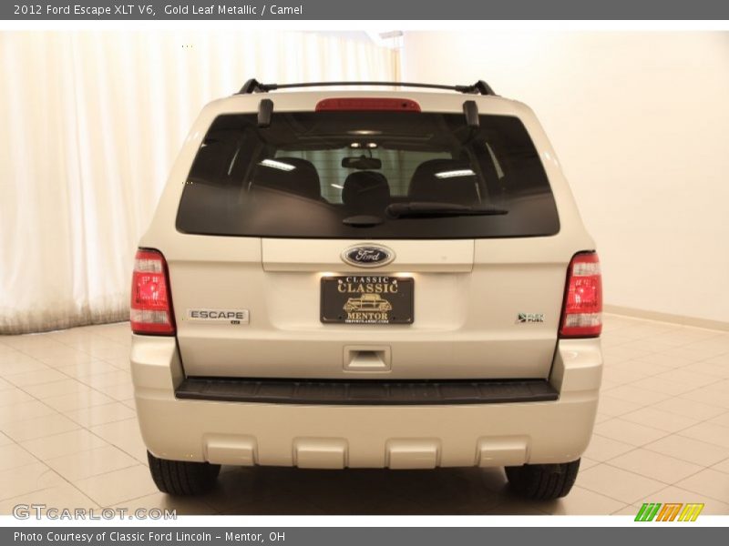 Gold Leaf Metallic / Camel 2012 Ford Escape XLT V6