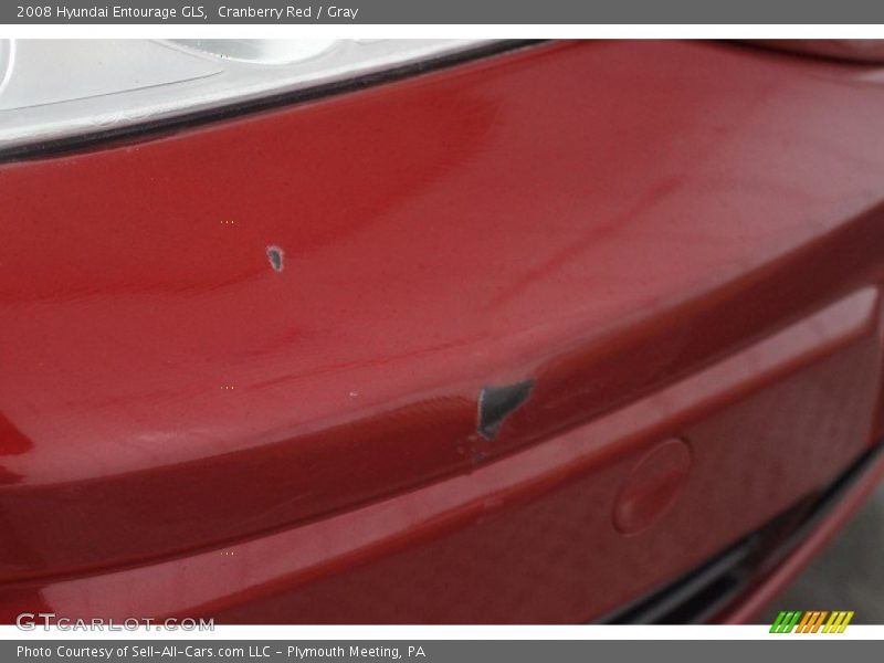 Cranberry Red / Gray 2008 Hyundai Entourage GLS
