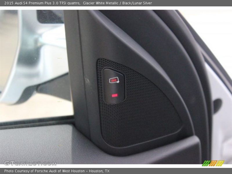 Glacier White Metallic / Black/Lunar Silver 2015 Audi S4 Premium Plus 3.0 TFSI quattro