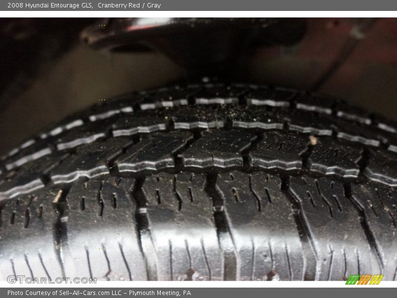 Cranberry Red / Gray 2008 Hyundai Entourage GLS