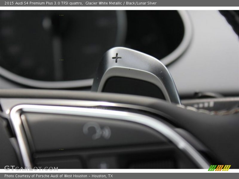 Glacier White Metallic / Black/Lunar Silver 2015 Audi S4 Premium Plus 3.0 TFSI quattro