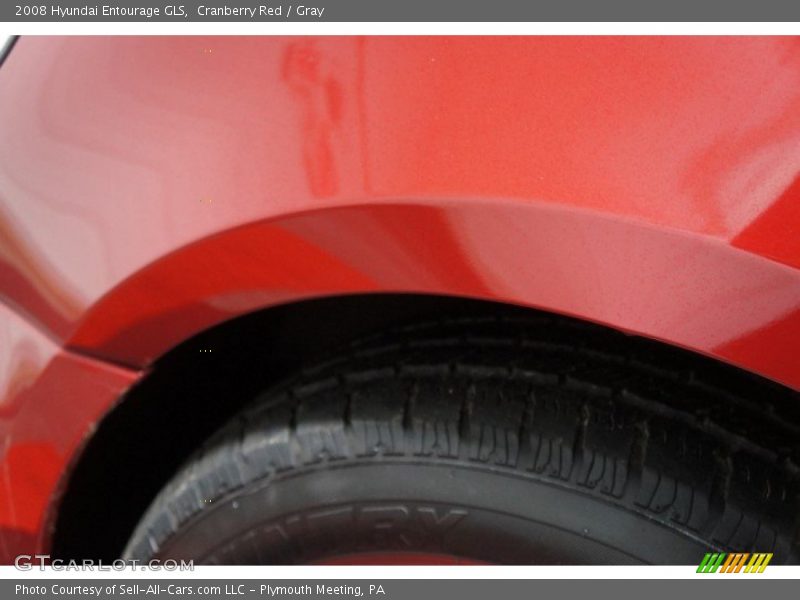 Cranberry Red / Gray 2008 Hyundai Entourage GLS