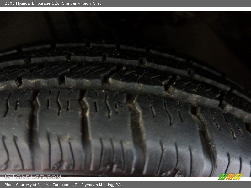 Cranberry Red / Gray 2008 Hyundai Entourage GLS
