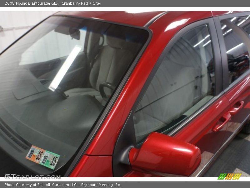 Cranberry Red / Gray 2008 Hyundai Entourage GLS