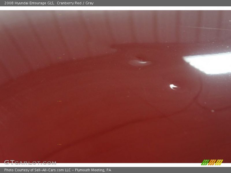 Cranberry Red / Gray 2008 Hyundai Entourage GLS