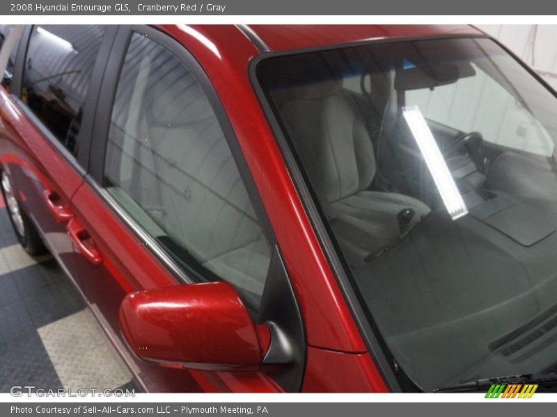 Cranberry Red / Gray 2008 Hyundai Entourage GLS
