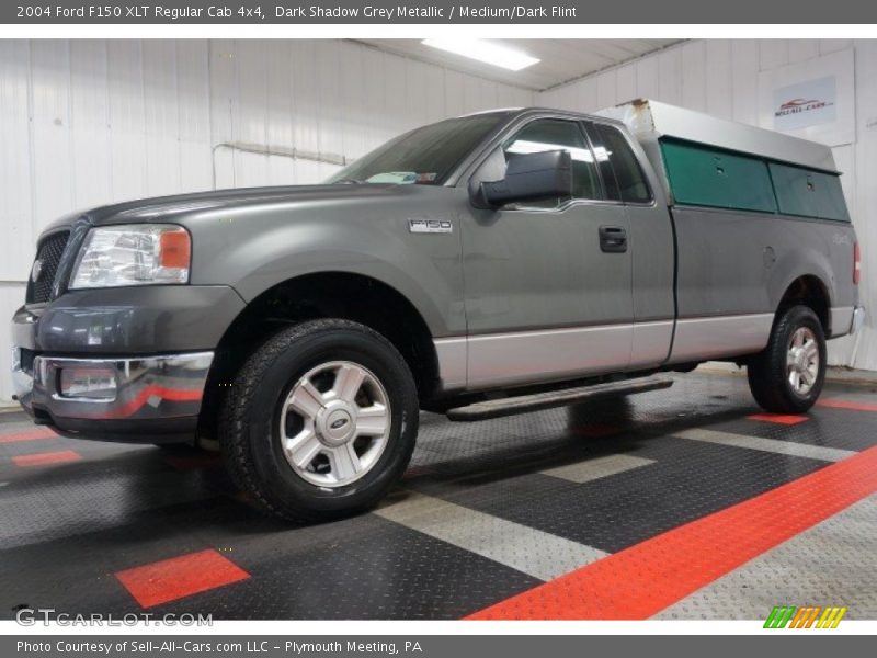 Dark Shadow Grey Metallic / Medium/Dark Flint 2004 Ford F150 XLT Regular Cab 4x4