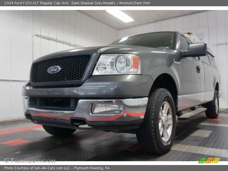 Dark Shadow Grey Metallic / Medium/Dark Flint 2004 Ford F150 XLT Regular Cab 4x4