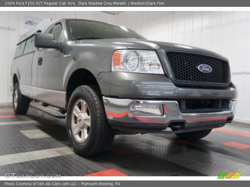 Dark Shadow Grey Metallic / Medium/Dark Flint 2004 Ford F150 XLT Regular Cab 4x4