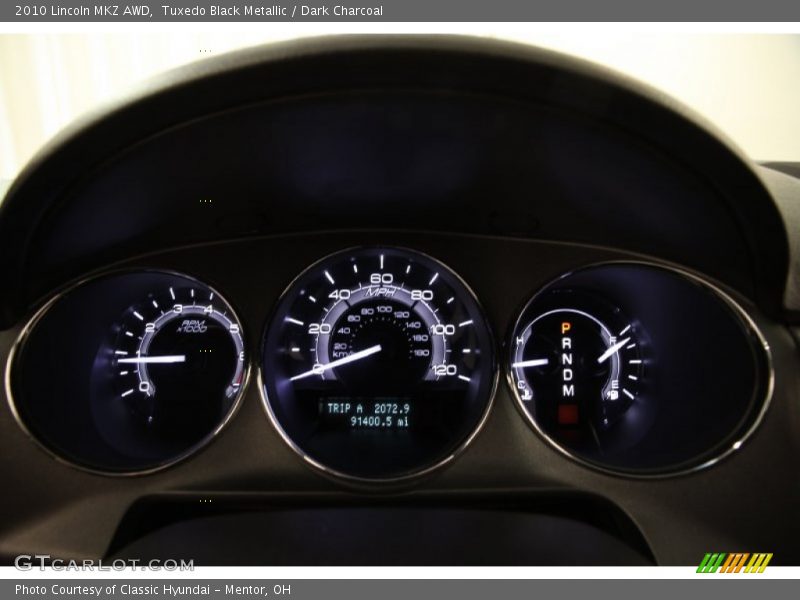 Tuxedo Black Metallic / Dark Charcoal 2010 Lincoln MKZ AWD