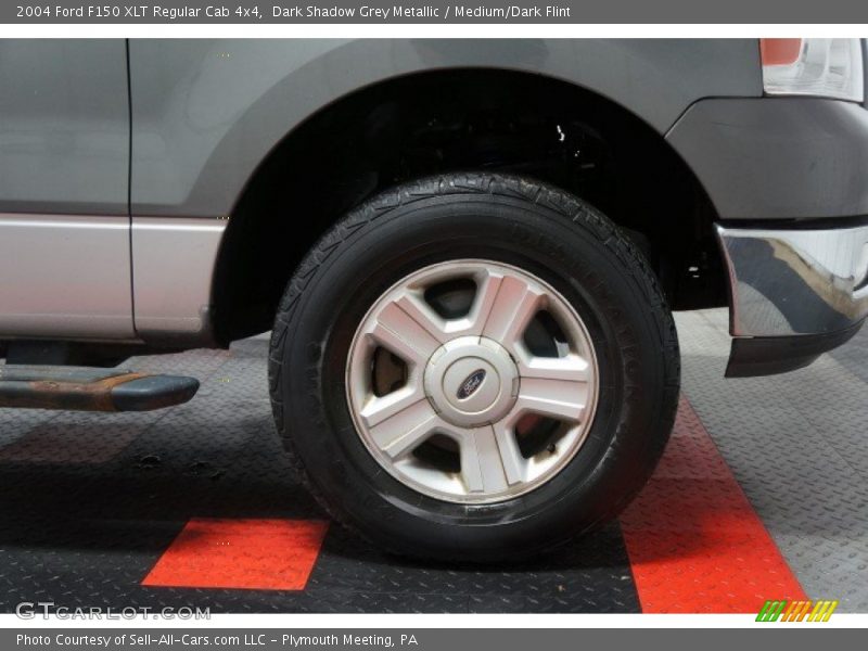 Dark Shadow Grey Metallic / Medium/Dark Flint 2004 Ford F150 XLT Regular Cab 4x4
