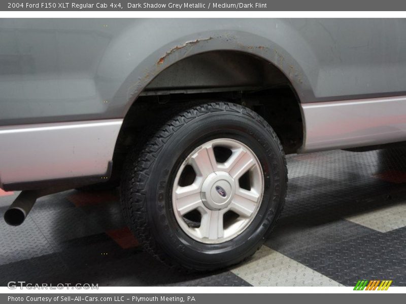 Dark Shadow Grey Metallic / Medium/Dark Flint 2004 Ford F150 XLT Regular Cab 4x4