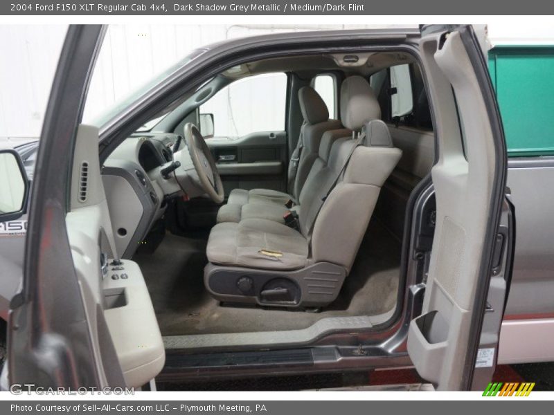 Dark Shadow Grey Metallic / Medium/Dark Flint 2004 Ford F150 XLT Regular Cab 4x4