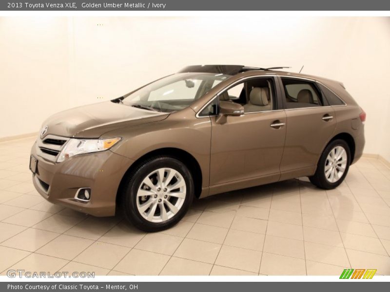 Golden Umber Metallic / Ivory 2013 Toyota Venza XLE