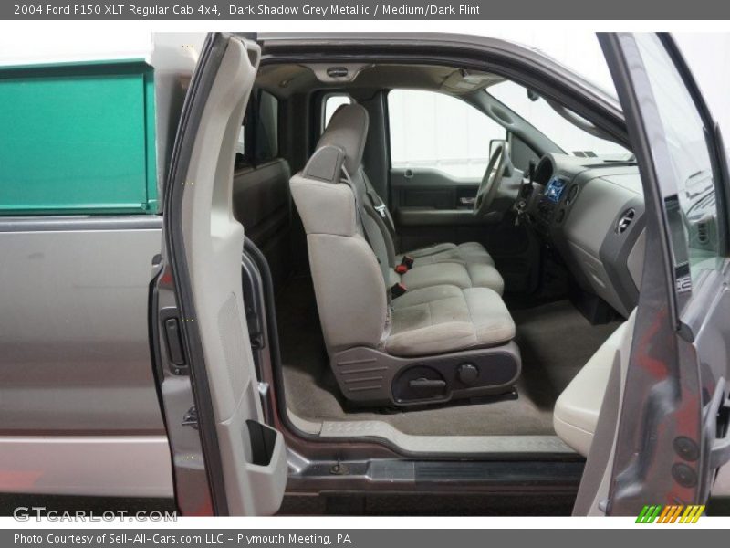 Dark Shadow Grey Metallic / Medium/Dark Flint 2004 Ford F150 XLT Regular Cab 4x4