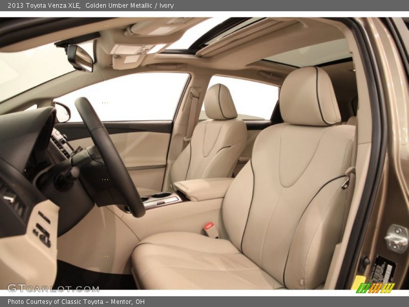 Golden Umber Metallic / Ivory 2013 Toyota Venza XLE