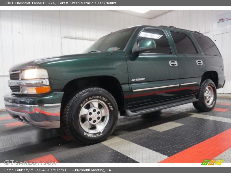 Forest Green Metallic / Tan/Neutral 2001 Chevrolet Tahoe LT 4x4