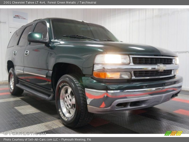 Forest Green Metallic / Tan/Neutral 2001 Chevrolet Tahoe LT 4x4