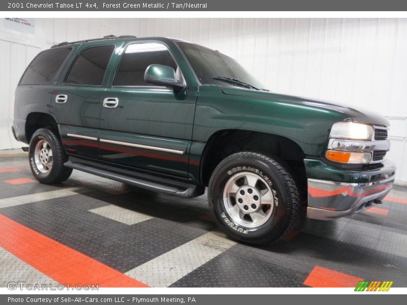 Forest Green Metallic / Tan/Neutral 2001 Chevrolet Tahoe LT 4x4