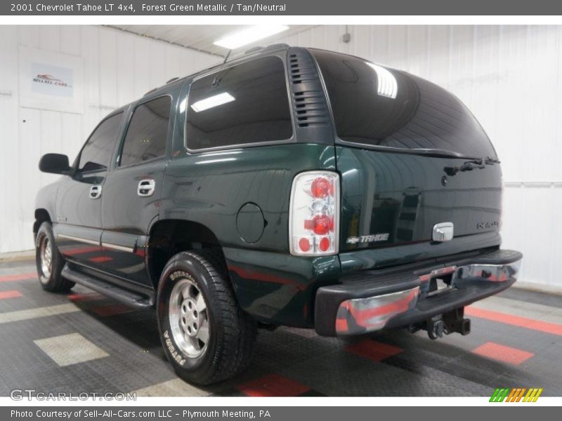 Forest Green Metallic / Tan/Neutral 2001 Chevrolet Tahoe LT 4x4