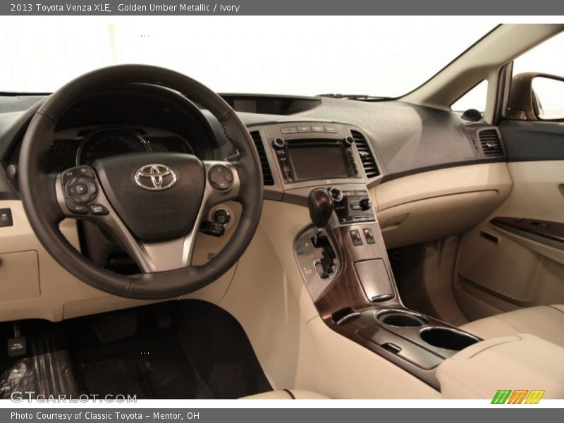 Golden Umber Metallic / Ivory 2013 Toyota Venza XLE