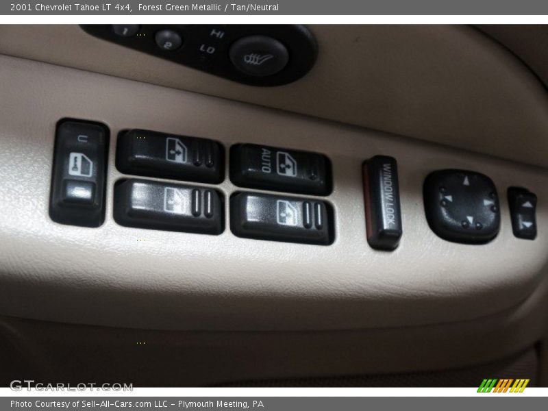 Forest Green Metallic / Tan/Neutral 2001 Chevrolet Tahoe LT 4x4