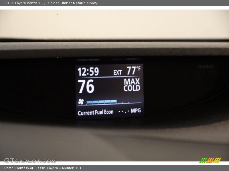 Golden Umber Metallic / Ivory 2013 Toyota Venza XLE