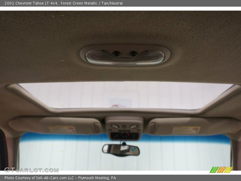 Forest Green Metallic / Tan/Neutral 2001 Chevrolet Tahoe LT 4x4