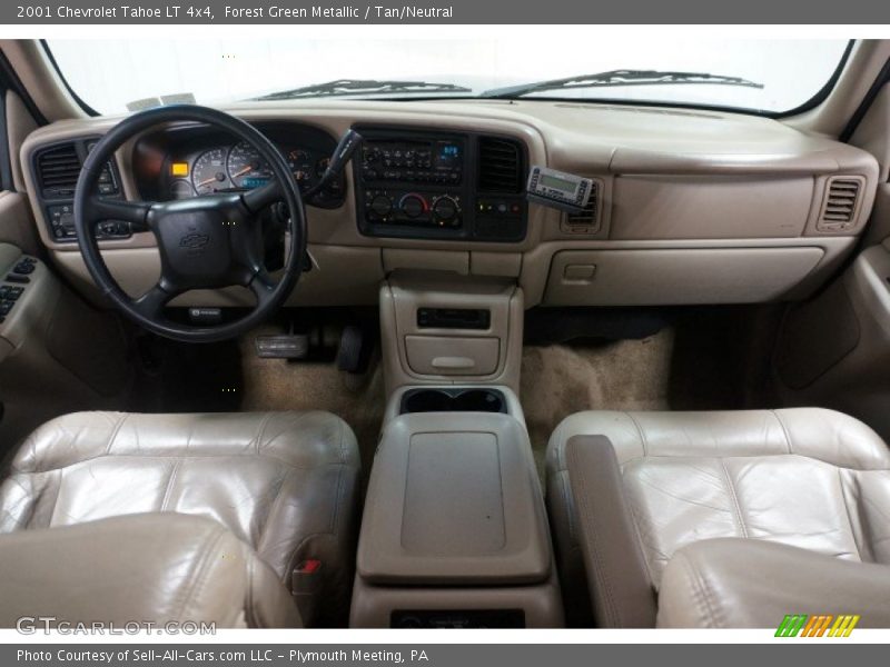 Forest Green Metallic / Tan/Neutral 2001 Chevrolet Tahoe LT 4x4