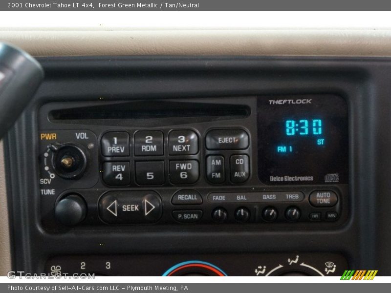 Forest Green Metallic / Tan/Neutral 2001 Chevrolet Tahoe LT 4x4