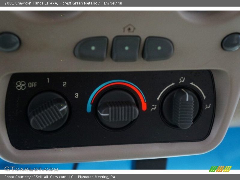 Forest Green Metallic / Tan/Neutral 2001 Chevrolet Tahoe LT 4x4
