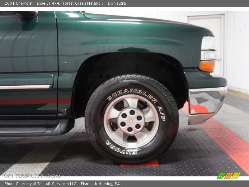 Forest Green Metallic / Tan/Neutral 2001 Chevrolet Tahoe LT 4x4