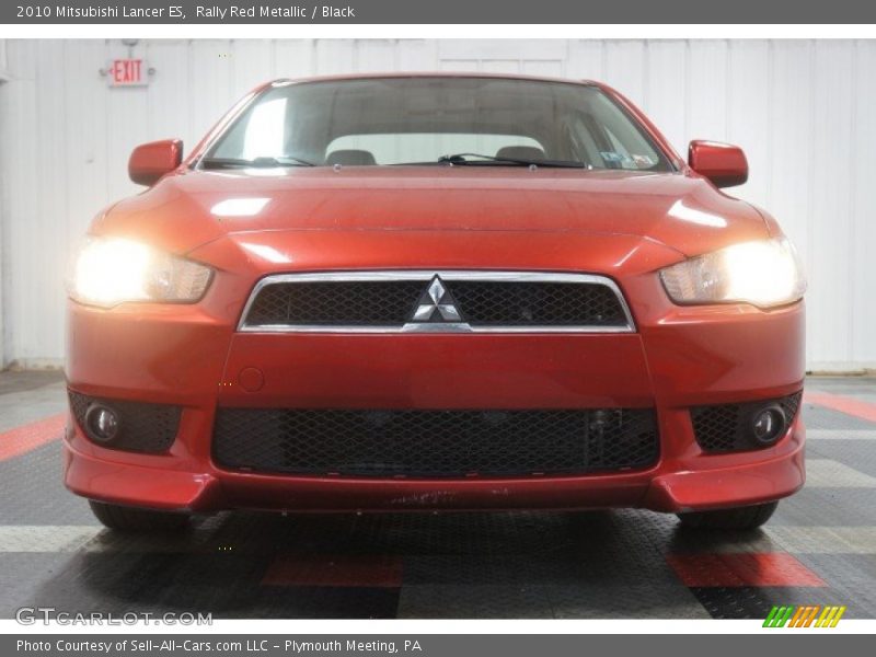 Rally Red Metallic / Black 2010 Mitsubishi Lancer ES