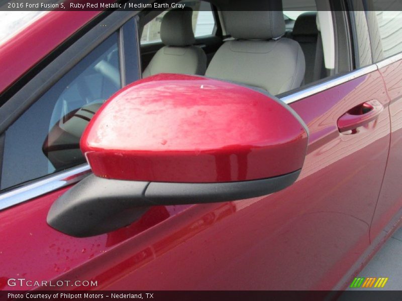 Ruby Red Metallic / Medium Earth Gray 2016 Ford Fusion S
