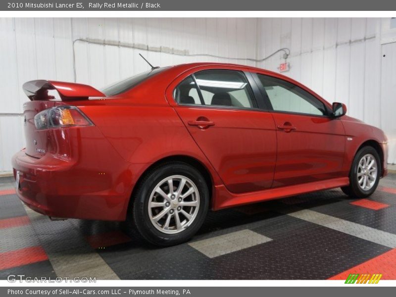 Rally Red Metallic / Black 2010 Mitsubishi Lancer ES