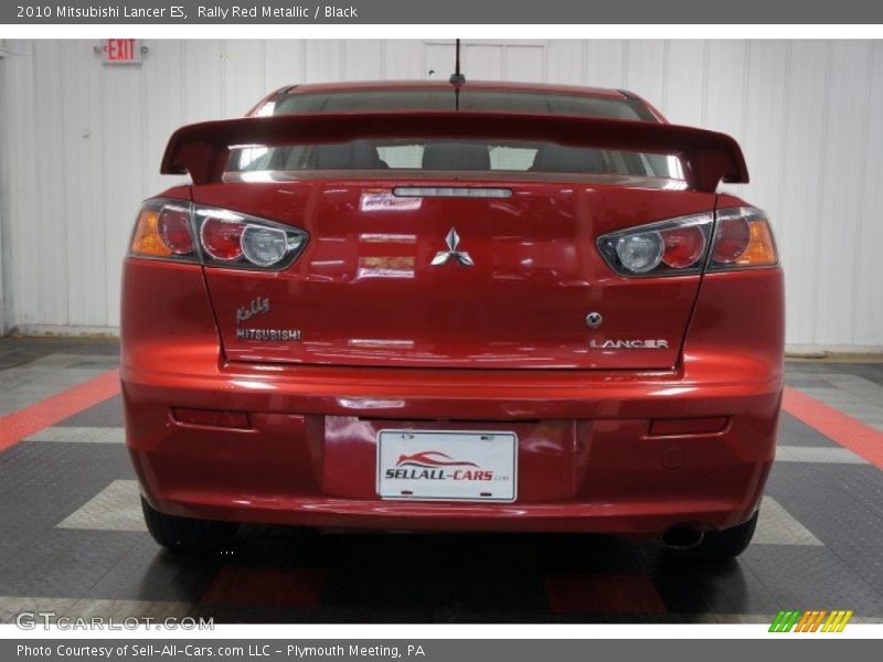 Rally Red Metallic / Black 2010 Mitsubishi Lancer ES