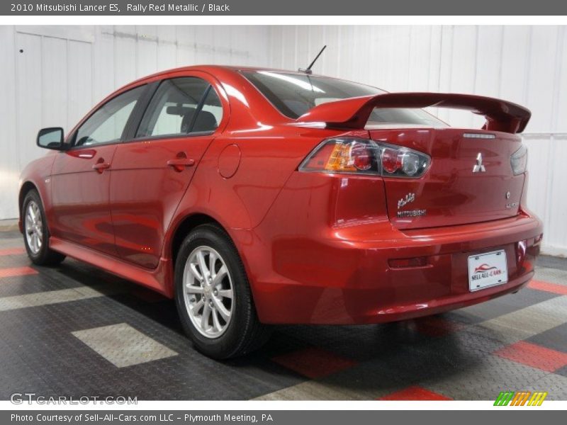 Rally Red Metallic / Black 2010 Mitsubishi Lancer ES