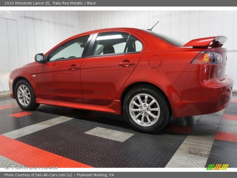Rally Red Metallic / Black 2010 Mitsubishi Lancer ES