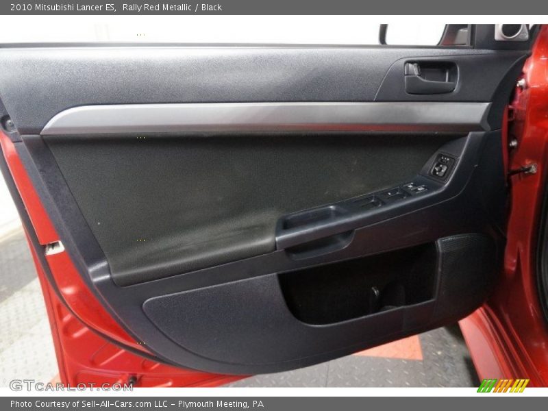 Rally Red Metallic / Black 2010 Mitsubishi Lancer ES