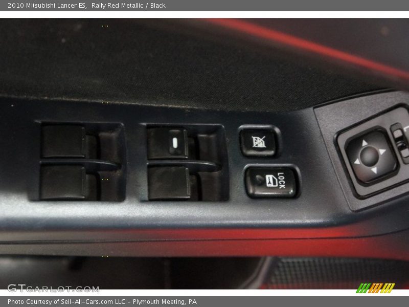 Rally Red Metallic / Black 2010 Mitsubishi Lancer ES
