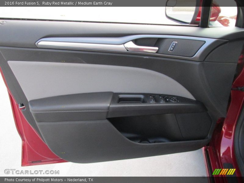 Ruby Red Metallic / Medium Earth Gray 2016 Ford Fusion S