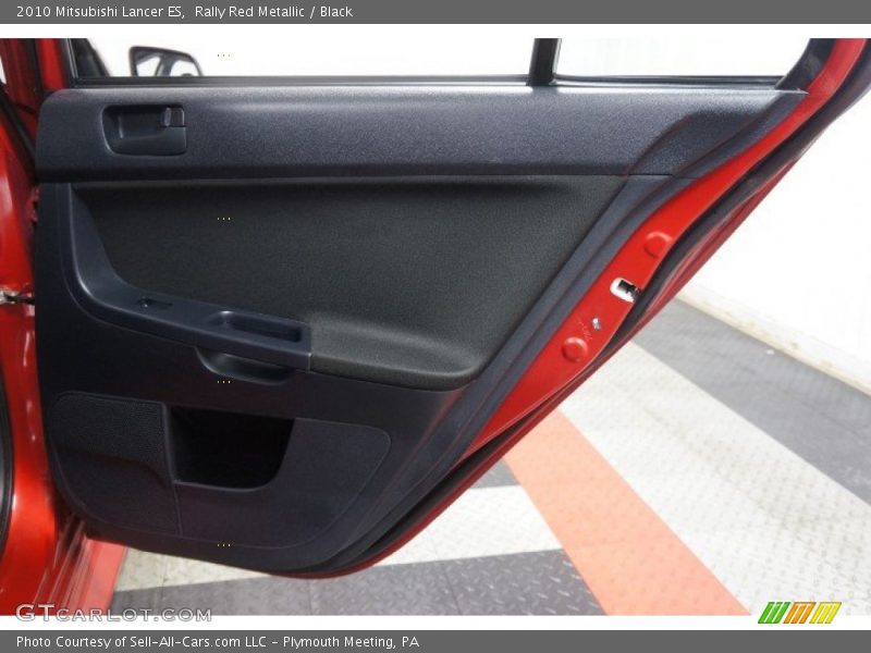 Rally Red Metallic / Black 2010 Mitsubishi Lancer ES