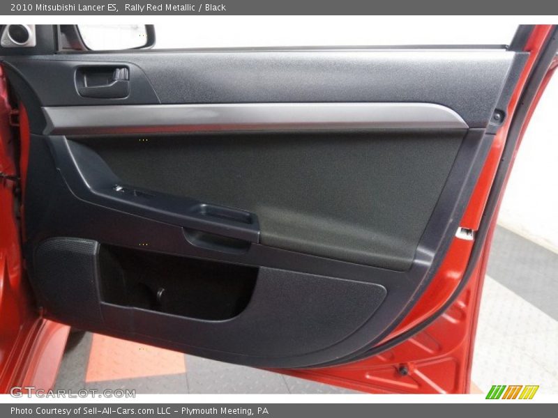 Rally Red Metallic / Black 2010 Mitsubishi Lancer ES