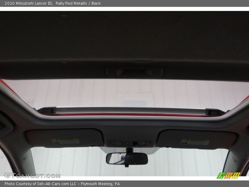 Rally Red Metallic / Black 2010 Mitsubishi Lancer ES