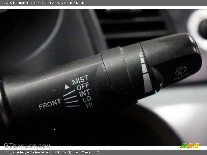 Rally Red Metallic / Black 2010 Mitsubishi Lancer ES